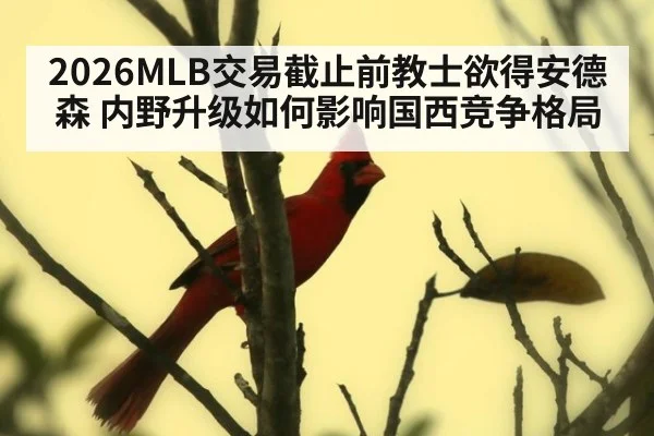 2026MLB交易截止前教士欲得安德森 内野升级如何影响国西竞争格局